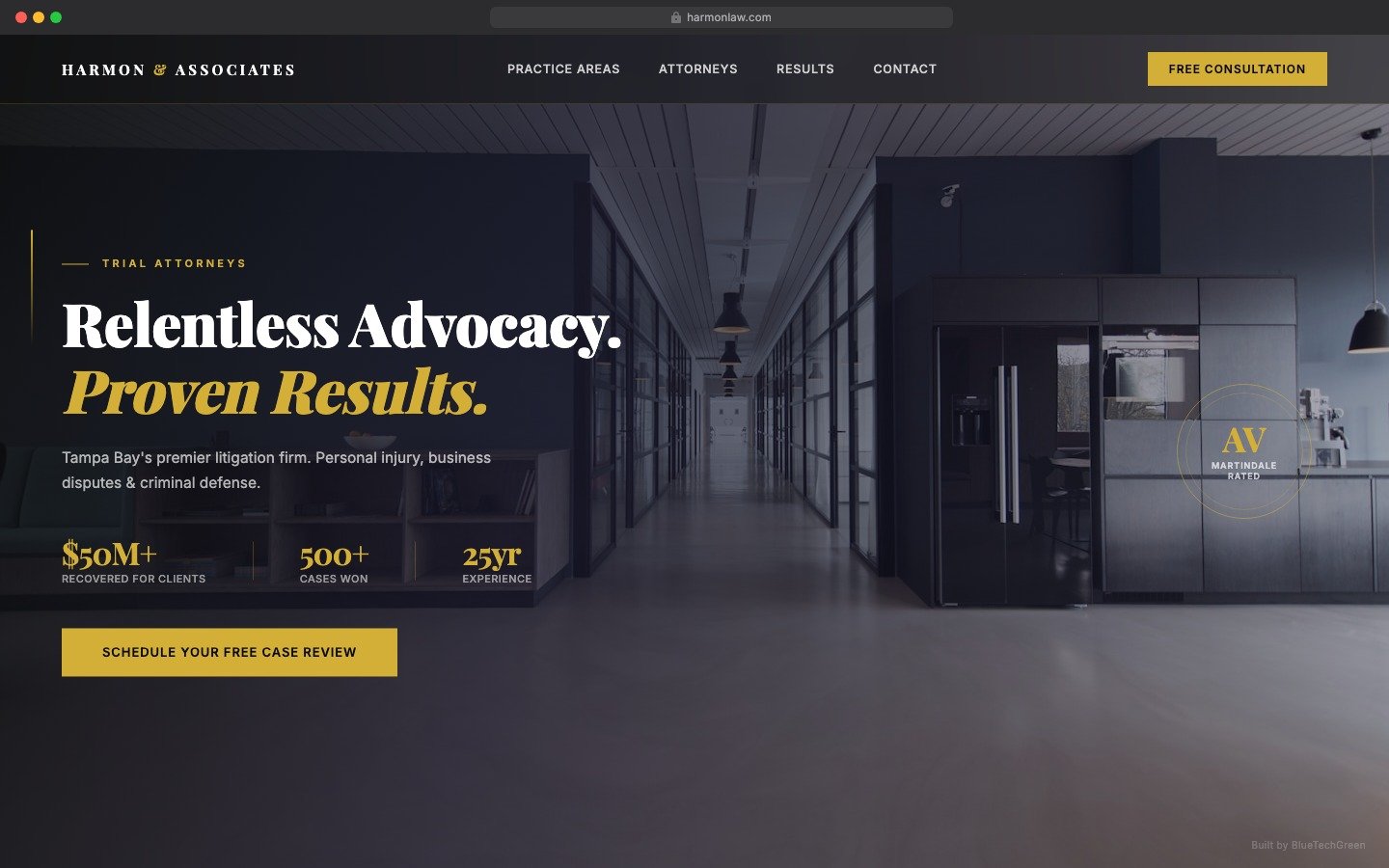 Harmon & Associates — law firm website